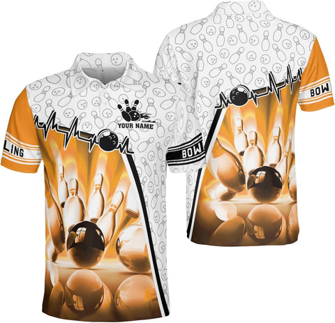 Custom Bowling Shirts, Personalized Name Bowling Shirts Unisex, Bowling Jerseys for Men & Women, Team Bowling Shirt Gift