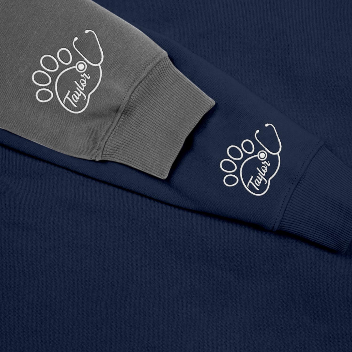 Custom Embroidered Vet Tech Shirts - Best Veterinarian Gifts, Veterinary Gifts for Veterinarians, Vet Assistant Gifts Women