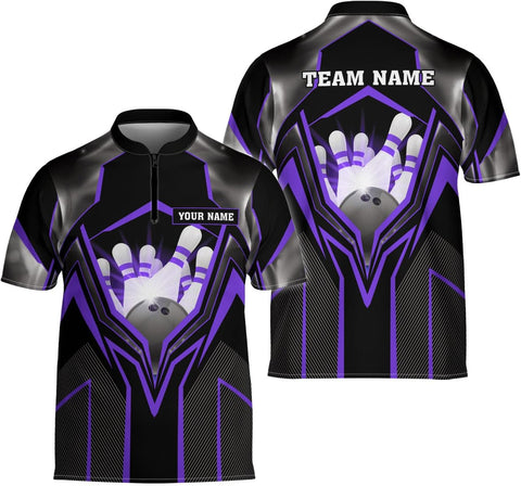 Ligthuy Personalized Bowling Jersey 3D, Bowling Shirts for Team, Bowling Shirt Unisex for Men Women, Bowling Shirts for Men