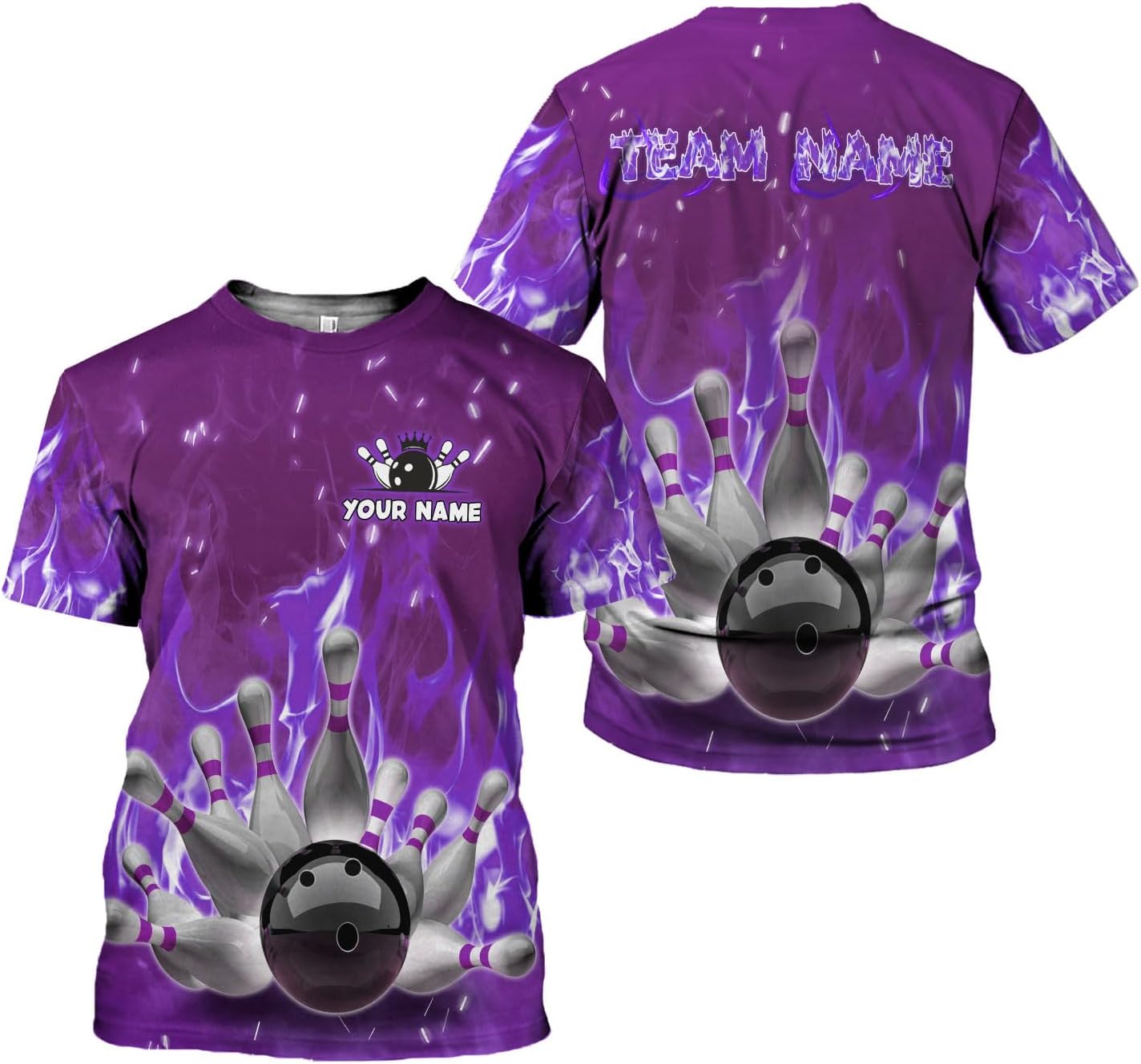 Custom Bowling Shirts, Personalized Name Bowling Shirts Unisex, Bowling Jerseys for Men & Women, Team Bowling Shirt Gift