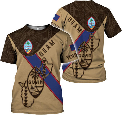 MoonArt Personalized Guam Shirt - Guahan Pride Tshirt for Men & Women - Guam Gifts Tee