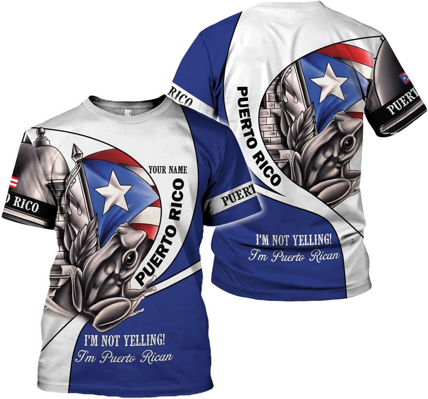 Mostefy Personalized Name Puerto Rico Shirt, Customized Puerto Rico Shirts for Men and Women, Puerto Rico Flag T-Shirt3