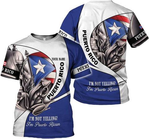Mostefy Personalized Name Puerto Rico Shirt, Customized Puerto Rico Shirts for Men and Women, Puerto Rico Flag T-Shirt3