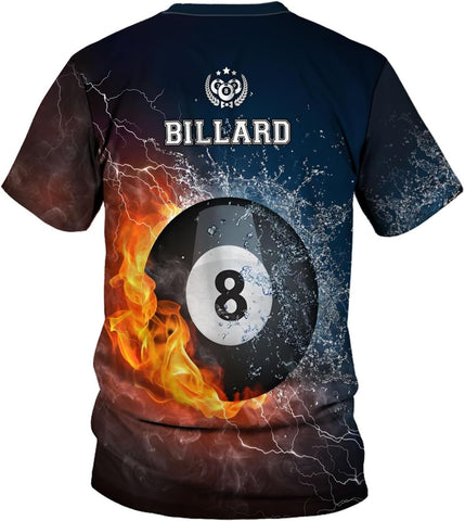 Mostprints Personalized Name Billiard Shirts 3D, Billiards Shirt 8 Ball Billiard Shirt Custom Men's Pool Men Women\u2026