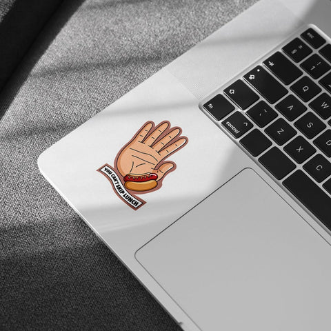 3 Pcs You Can't Skip Lunch Sticker I Think You Should Leave Sticker, Sarcastic Humorous Bumper Sticker Hotdog Sticker- Funny Vinyl Sticker 3 Inches for Water Bottles Laptop Phone Car Window Helmet