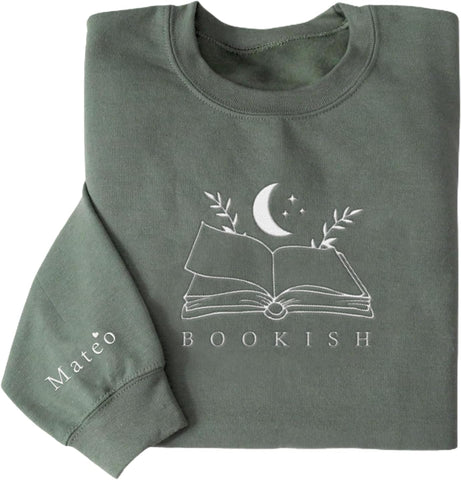 Women's Cotton Crew Neck Sweatshirt, Book 2, Small