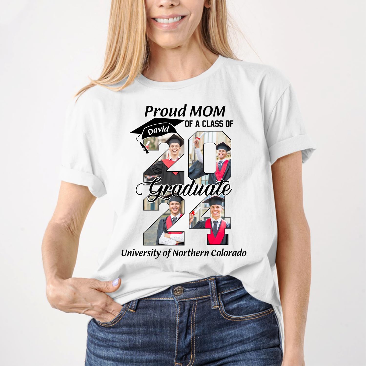 Personalized Graduation 2024 Shirt Proud Family of A Class of 2024 Graduate Class of 2024 Senior Class of 2024 Class of 2024