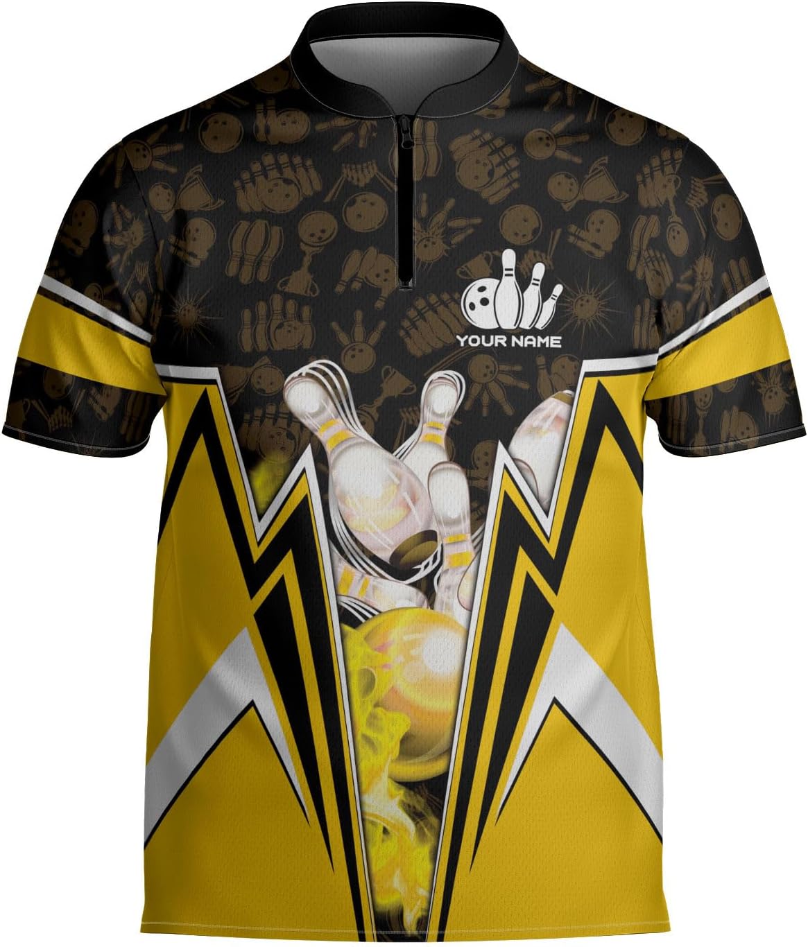 mostprints Personalized Bowling Jersey Gift 3D Custom Bowling Shirts for Team Name Bowl Bowler Shirt Unisex Cool Men Women