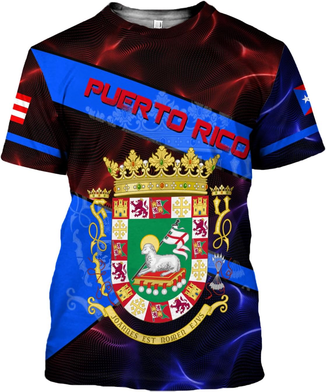 Mostprints Personalized Name Puerto Rico Shirt, Customized Puerto Rico Shirts for Men and Women, Puerto Rico Flag T-Shirt3