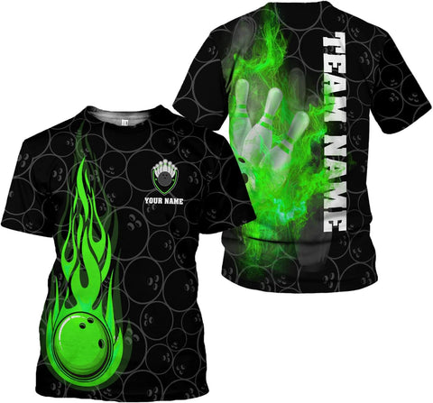 Custom Bowling Shirts, Personalized Name Bowling Shirts Unisex, Bowling Jerseys for Men & Women, Team Bowling Shirt Gift