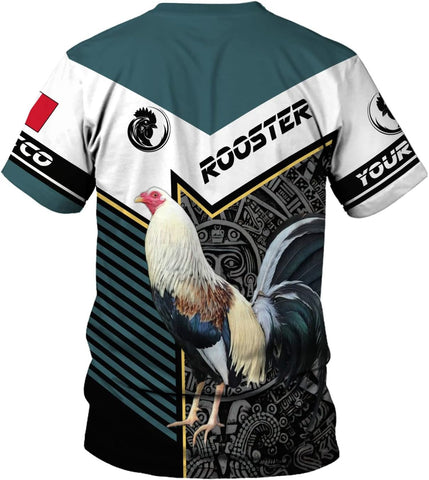 Mostprints Personalized Name Mexican Shirts for Men, Rooster Mexico Shirts for Men, Mexico Shirt Eagle Flag Mexican Eagle 1