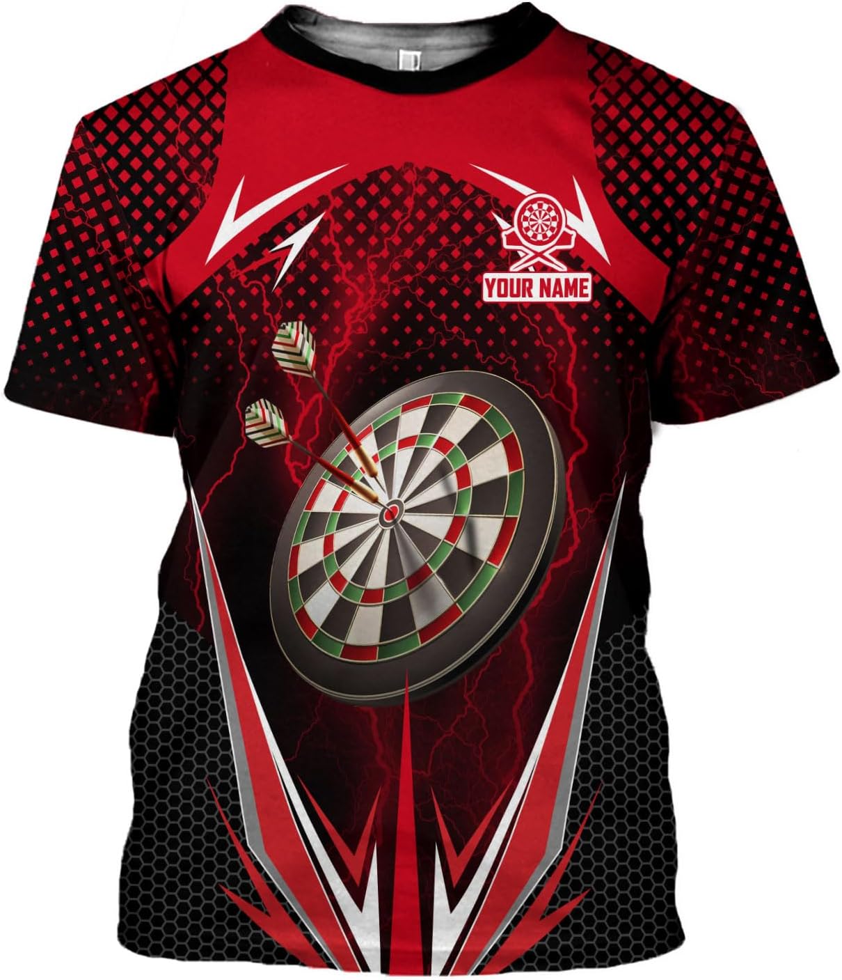 mostprints Personalized Dart Shirts, Darts Shirts for Men, Dart Jerseys for Teams, Dartboard Players Shirt Darts Board Gift