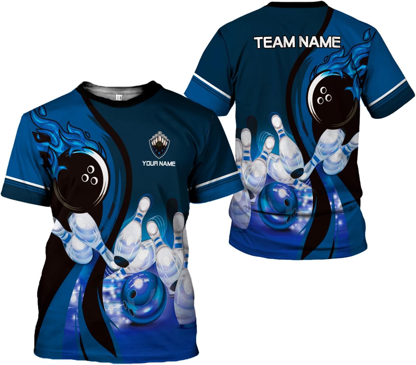AOVL Custom Bowling Shirts for Men Bowling Shirts Bowling Shirts Unisex Bowling Jerseys for Men Custom Bowling Shirts for Men