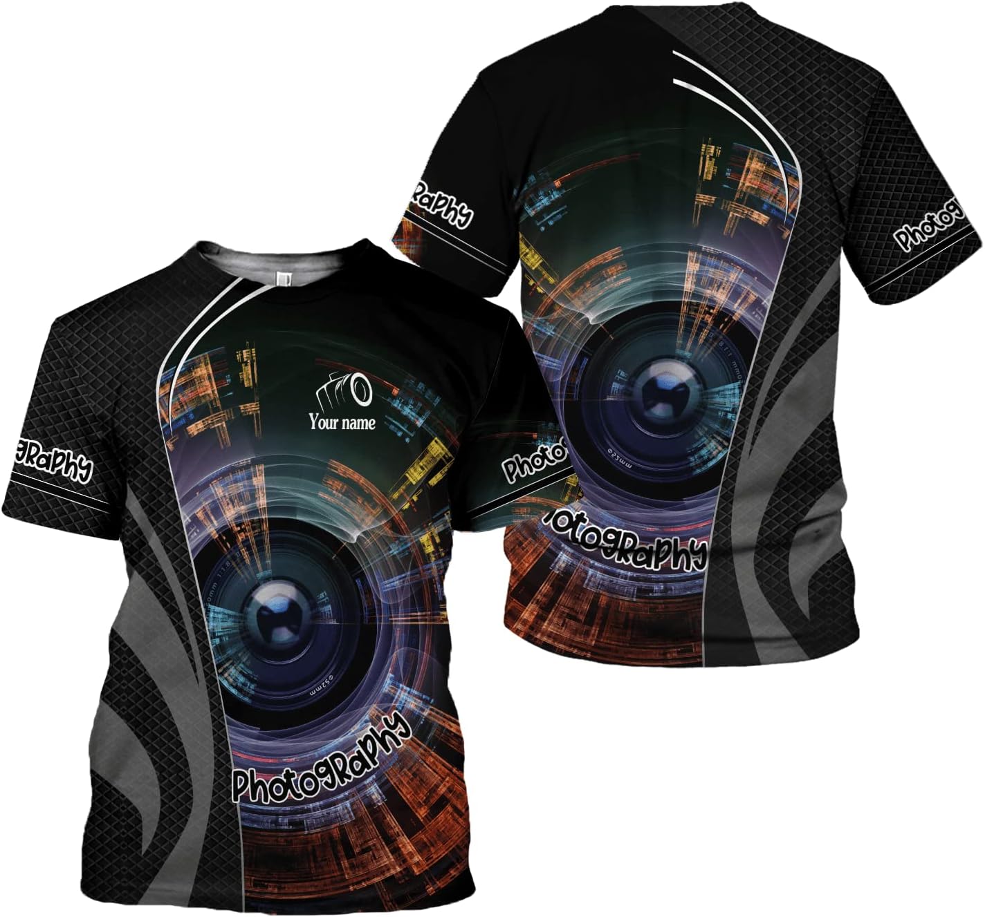 HomeDesign Personalized Photography Shirt Photographer Shirts Photographic Camera Tshirt Men & Women Photographer Gifts