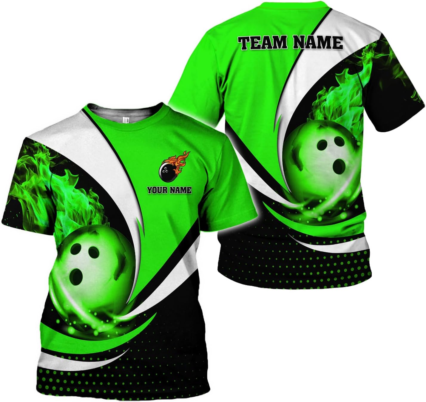 Rivelus Custom 3D Bowling Shirts Personalized for Men and Women - Unique Team Shirt & Gifts for Bowling Lovers
