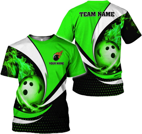 Rivelus Custom 3D Bowling Shirts Personalized for Men and Women - Unique Team Shirt & Gifts for Bowling Lovers