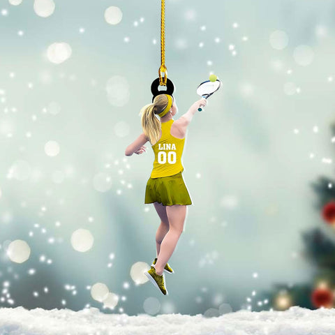 Royal Fight Personalized Tennis Christmas Ornaments Gifts for Tennis Lovers Tennis Player Ornaments Tennis Christmas Ornament (Tennis 2)