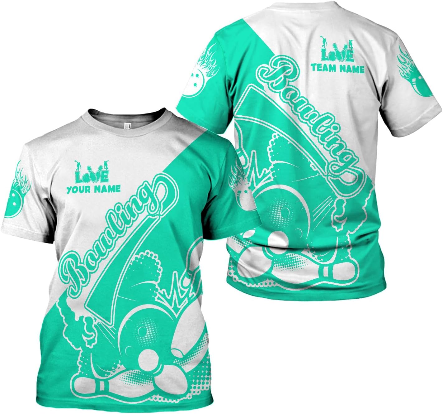 Custom Bowling Shirts, Personalized Name Bowling Shirts Unisex, Bowling Jerseys for Men & Women, Team Bowling Shirt Gift