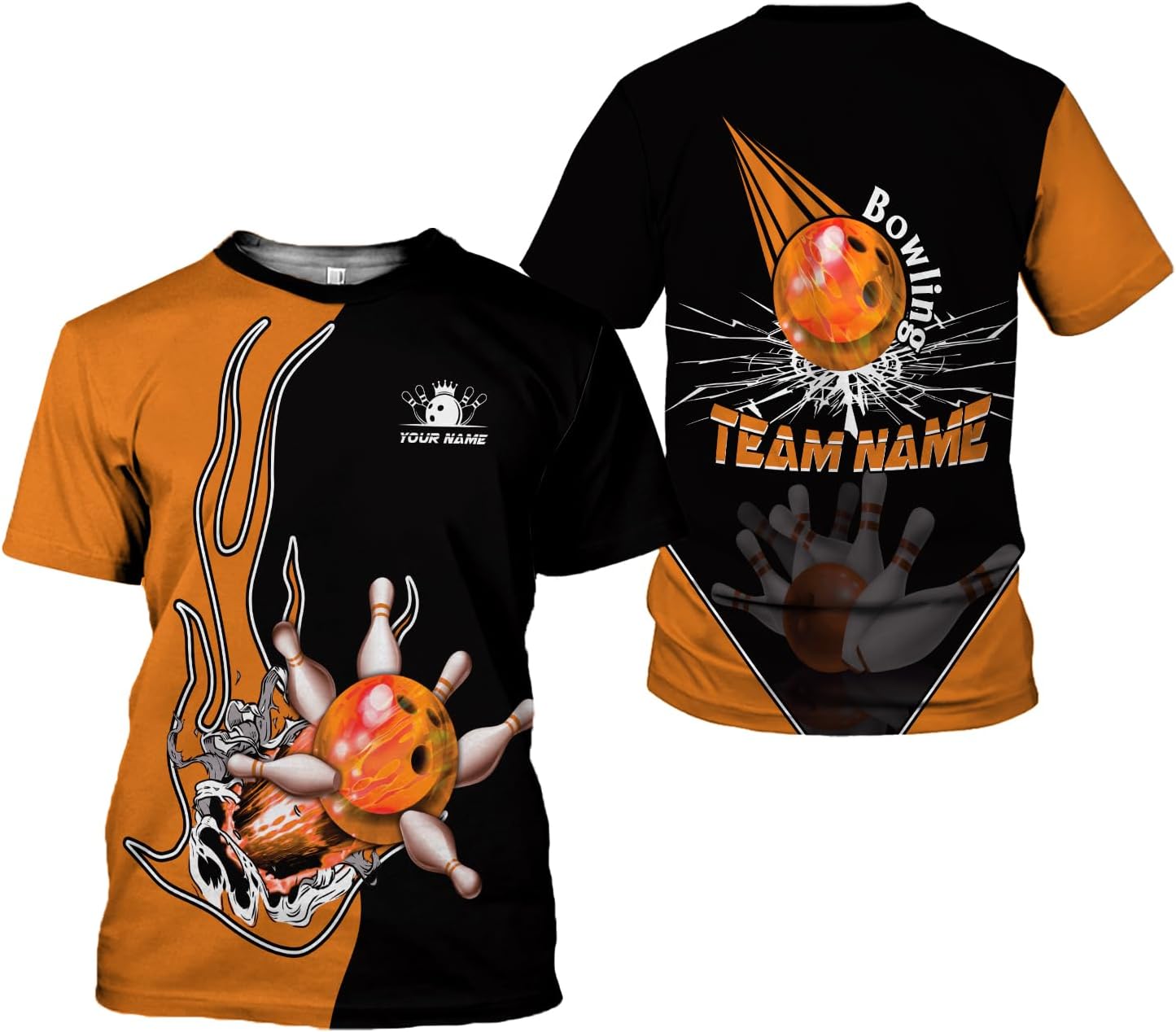 AOVL Custom Bowling Shirts for Men Bowling Shirts Bowling Shirts Unisex Bowling Jerseys for Men Custom Bowling Shirts for Men