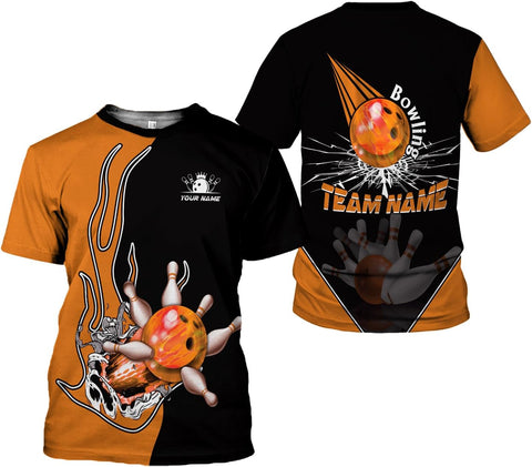 AOVL Custom Bowling Shirts for Men Bowling Shirts Bowling Shirts Unisex Bowling Jerseys for Men Custom Bowling Shirts for Men