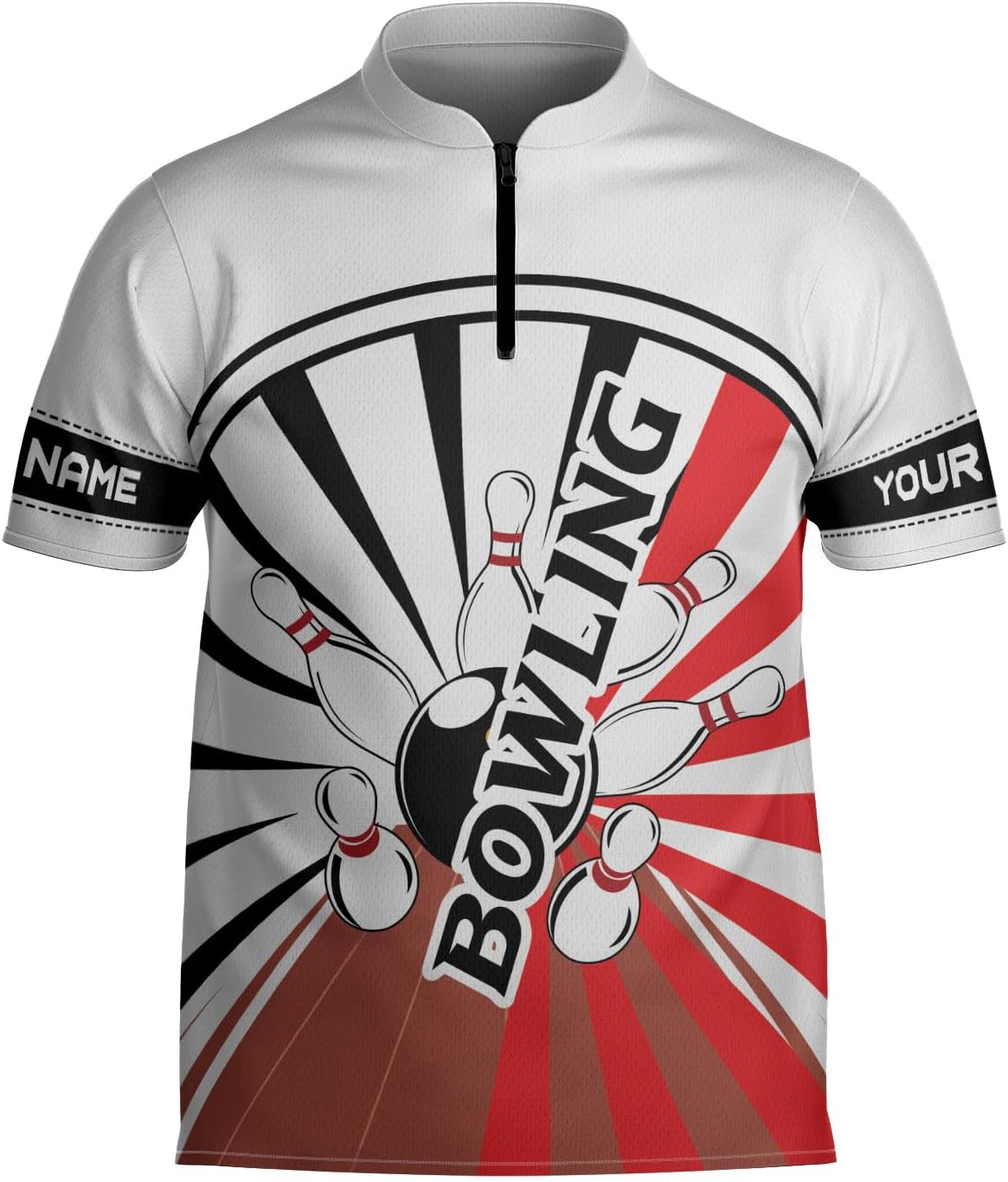mostprints Personalized Bowling Jersey Gift 3D Custom Bowling Shirts for Team Name Bowl Bowler Shirt Unisex Cool Men Women