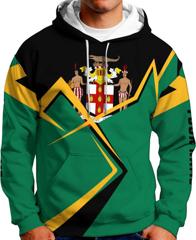 Mostprints Personalized Jamaica Hoodie Camisa Jamaica Hoodies Jamaica Sweaters Shirts Men & Women Jamaican Pride Shirt Gifts