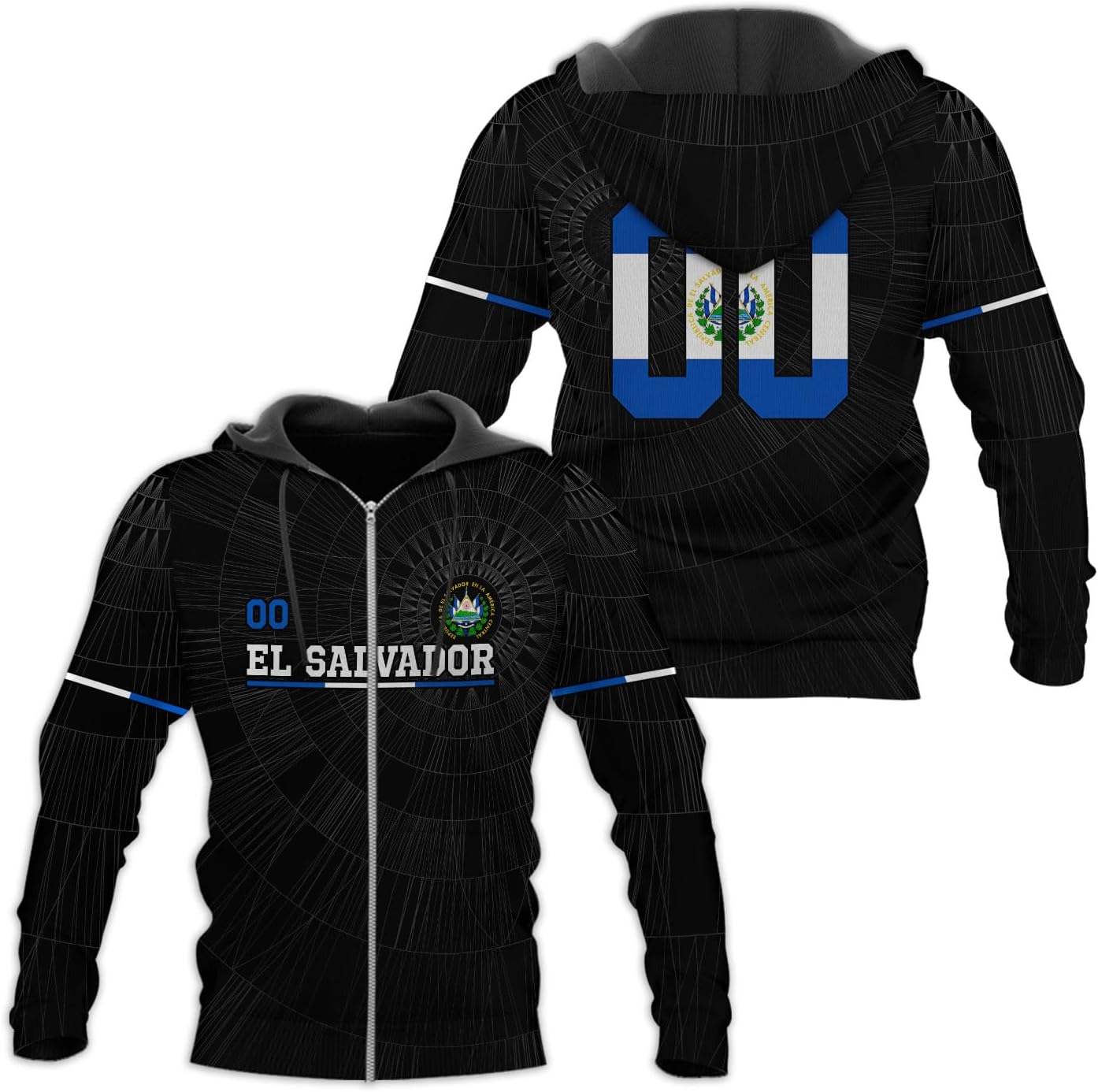 Custom Name El Salvador Shirt Personalized 3D Camisas De El Salvador Flag Shirts for Men Women Salvadoran Jersey Pride Gift