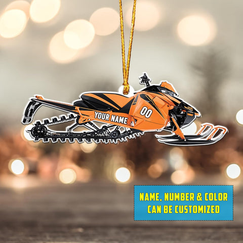 RoyalBro Personalized Snowmobile Ornament Snowmobile Gear Shoes Christmas Ornament for Snowmobile Lovers, Snowmobile Christmas Ornament Gift for Snowmobile Lovers (Style 3)