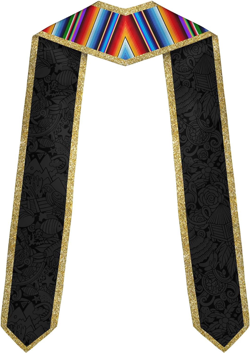 Pretyprints Honduran Graduation Sash, Custom Honduran American Flag Graduation Sash 2025, Honduras Graduation Stole