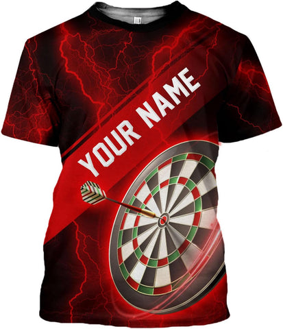 mostprints Personalized Dart Shirts, Darts Shirts for Men, Dart Jerseys for Teams, Dartboard Players Shirt Darts Board Gift
