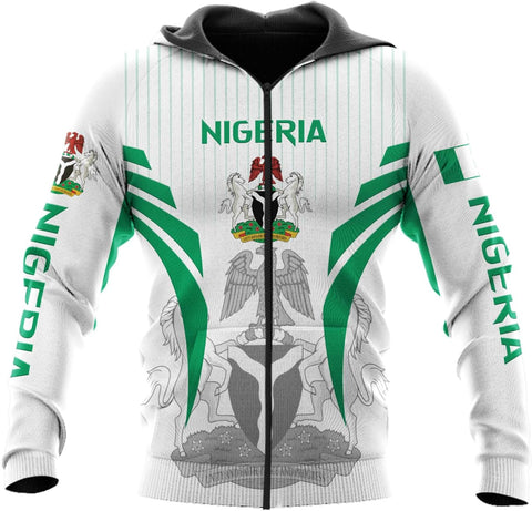 AOVL Personalized Nigeria Shirts Nigerian Flag Shirts Nigeria Flag Nigerian Pride Gift T-Shirt Nigerian Pride Shirt 3D S-5XL