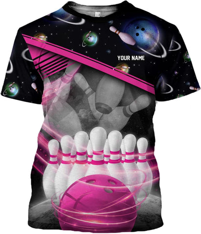 mostprints Personalized Name Bowling Shirts for Men & Women, Bowling Shirts for Team Bowling, Bowling Shirts Gift Unisex