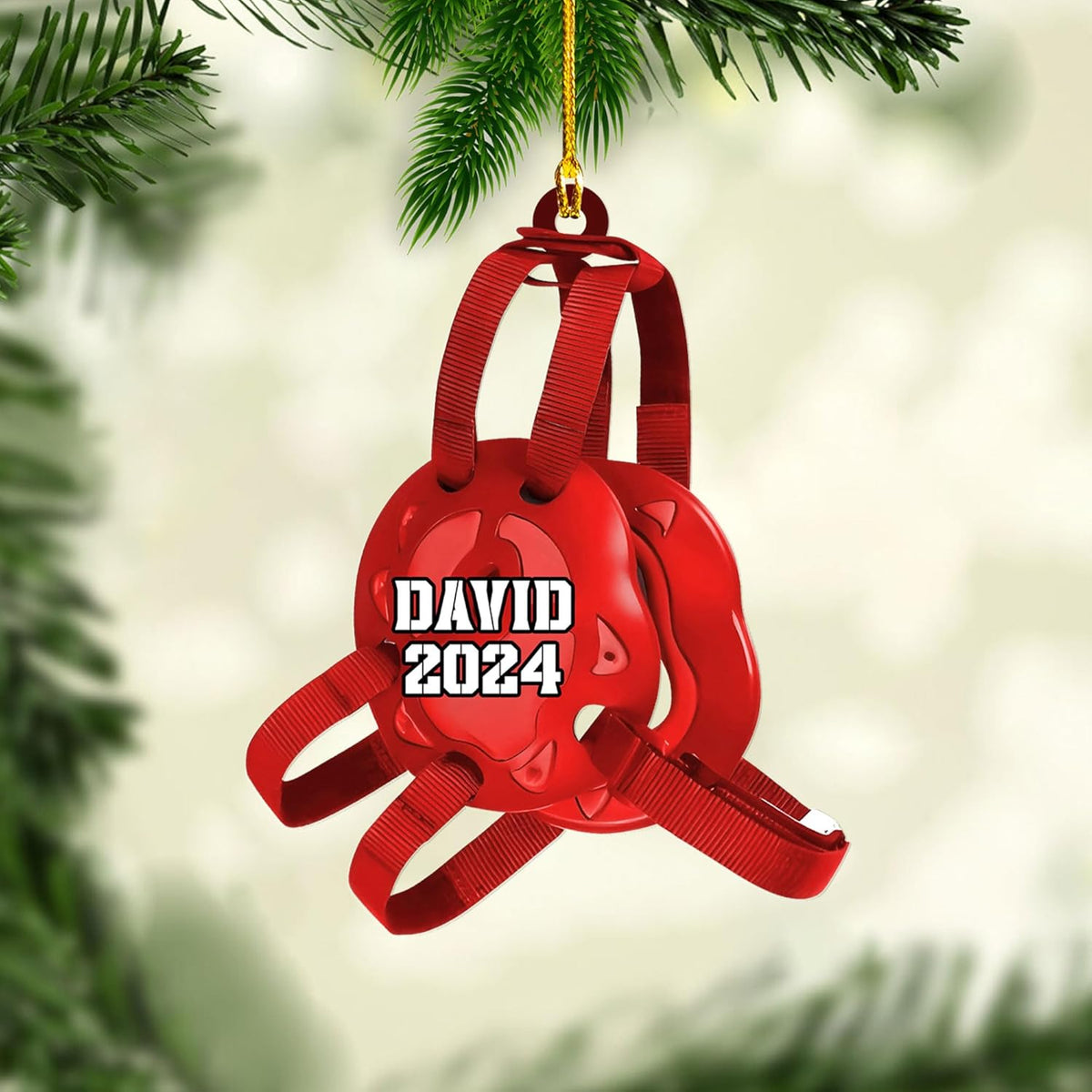 Personalized Wrestling Christmas Ornament 2024 Wrestling Christmas Ornament Gift for Wrestling Player Wrestling Christmas Tree Ornaments for Boys or Girls (Acrylic, Style 10)