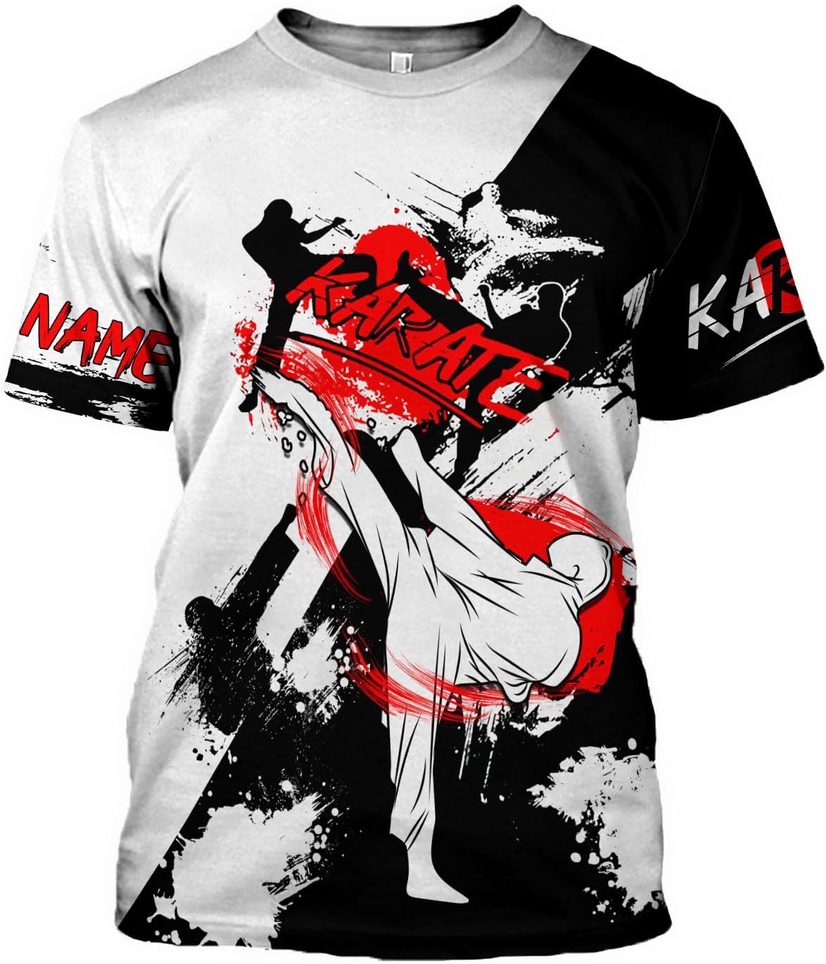 Personalized Karate 3D Tshirt Cool Karate Gift for Boys Girls Karate Lovers T-Shirt Karate Shirts Uniform S-5XL (HD286)