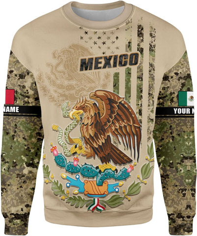 Personalized Mexico Shirts, Camisas De Mexico, Mexico Shirts for Men, Mexican Flag Jersey Shirt Mexico 3D Shirt (Style 5)