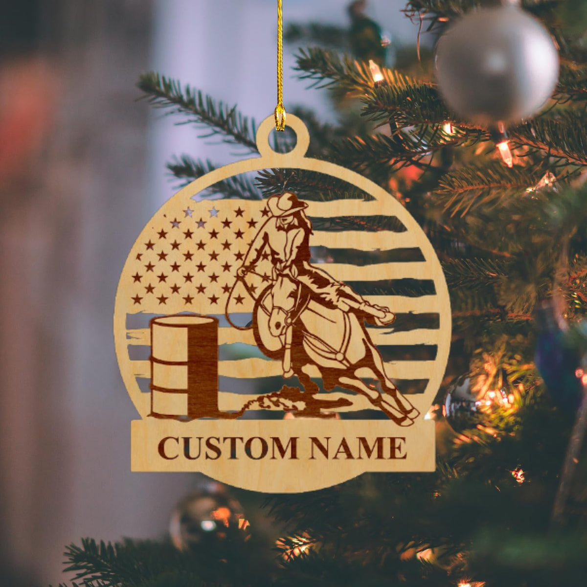 MAPrints Personalized Cowboy Ornament, Horse Ornament 2024, Cowboy Christmas Ornaments, Boy on Horse, Western Cowgirl Ornaments, Cowboy Boots and Hat Christmas Ornament (CB 6)