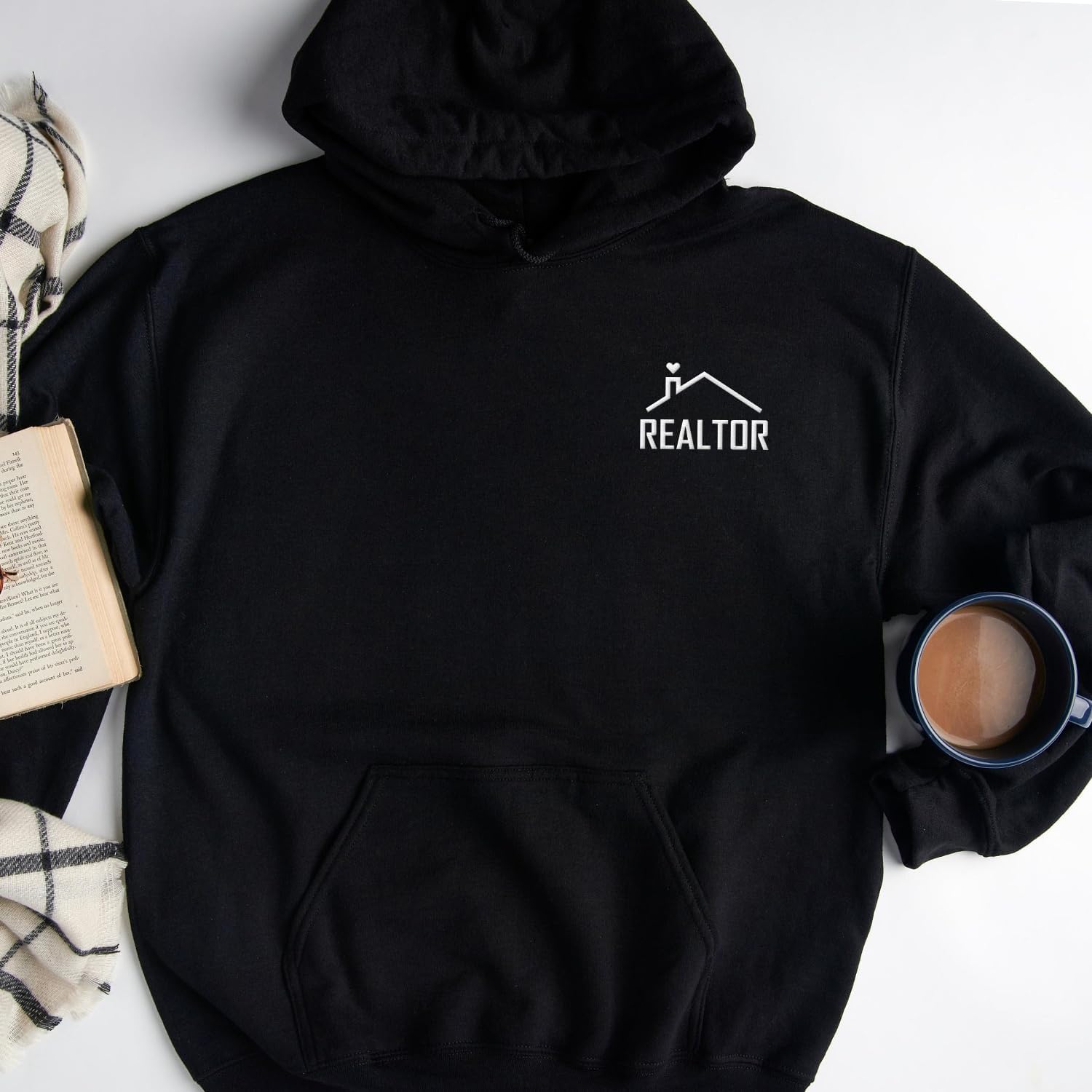 Personalized Embroidered Realtor Sweatshirts T-Shirt, Real Estate Agent Pullover Hoodie, Home Girl Sweater, Gifts For Realtor