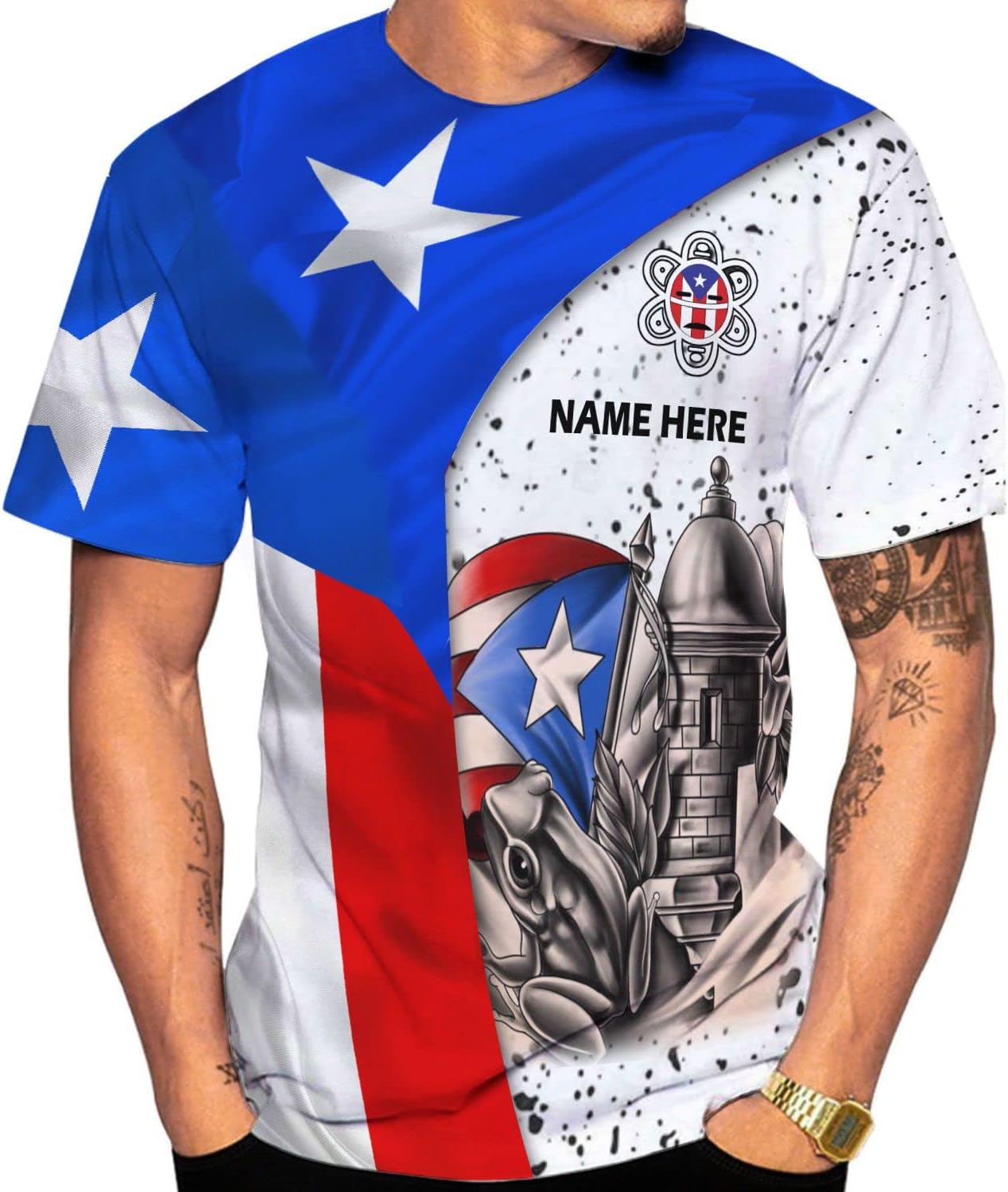 Mostefy Personalized Name Puerto Rico Shirt, Customized Puerto Rico Shirts for Men and Women, Puerto Rico Flag T-Shirt3