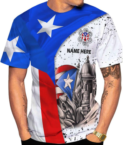 Mostefy Personalized Name Puerto Rico Shirt, Customized Puerto Rico Shirts for Men and Women, Puerto Rico Flag T-Shirt3