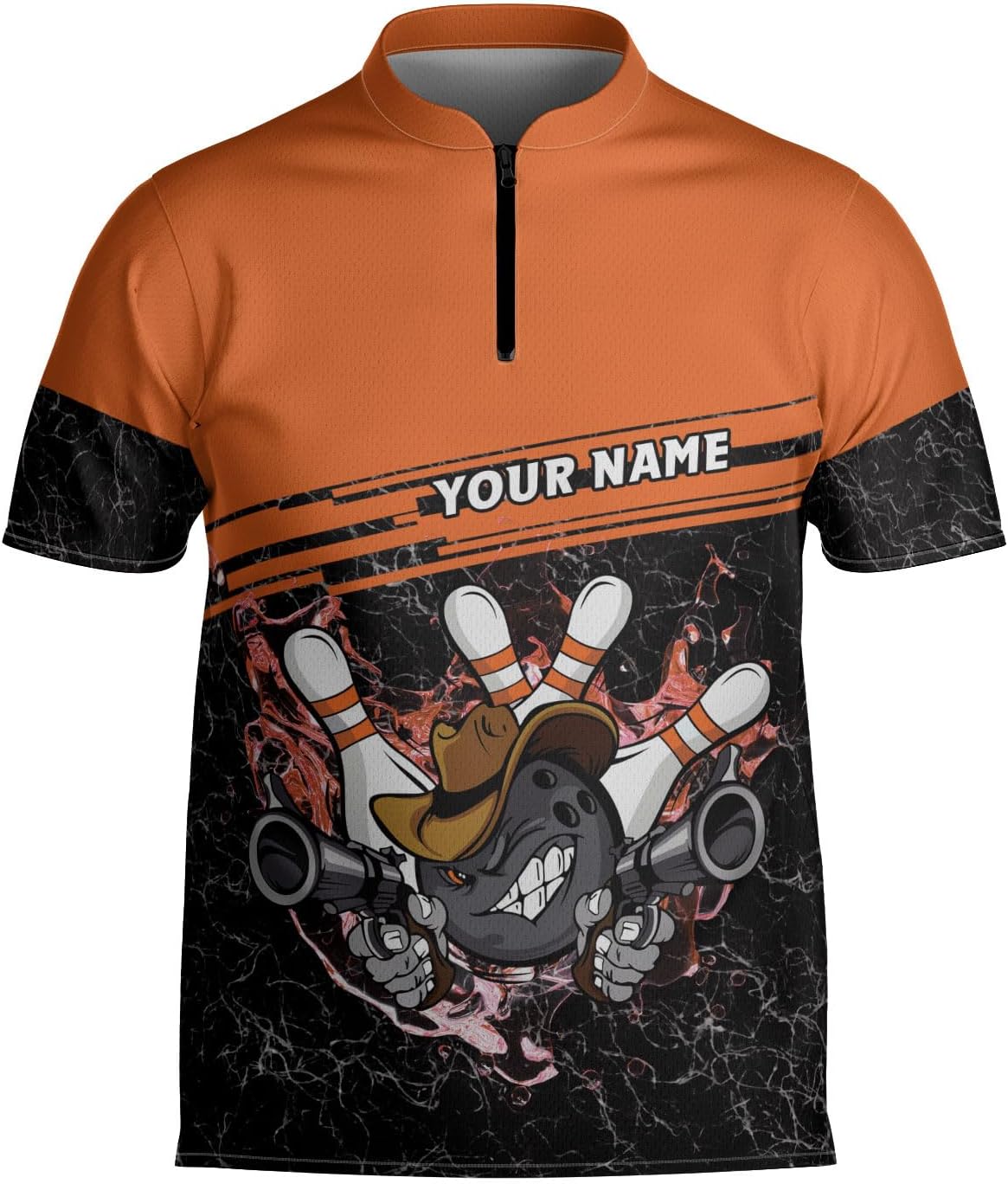 Homedesign Personalized Bowling Jersey Gift 3D Custom Bowling Shirts for Team Name Bowl Bowler Shirt Unisex Cool Men Women