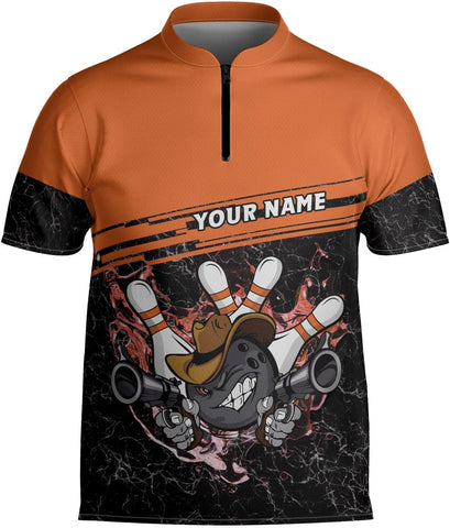 Homedesign Personalized Bowling Jersey Gift 3D Custom Bowling Shirts for Team Name Bowl Bowler Shirt Unisex Cool Men Women