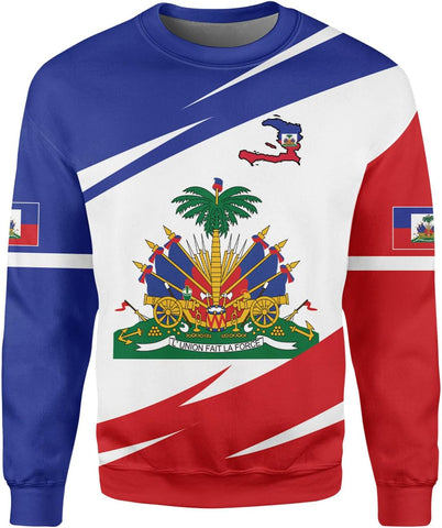 Vybonz Personalized Haiti Zip Hoodie - Men & Women Haitian Pride Coat Of Arms Hoodie