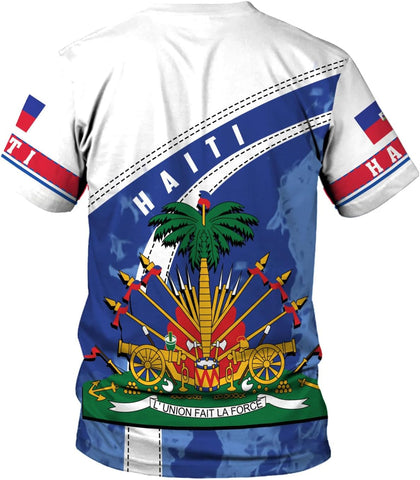 Ligthuy Personalized Haiti Shirt 3D, Haitians Flag Pride Shirt, Haiti Shirts for Men & Women, Haitian Pride Tshirt S-5XL