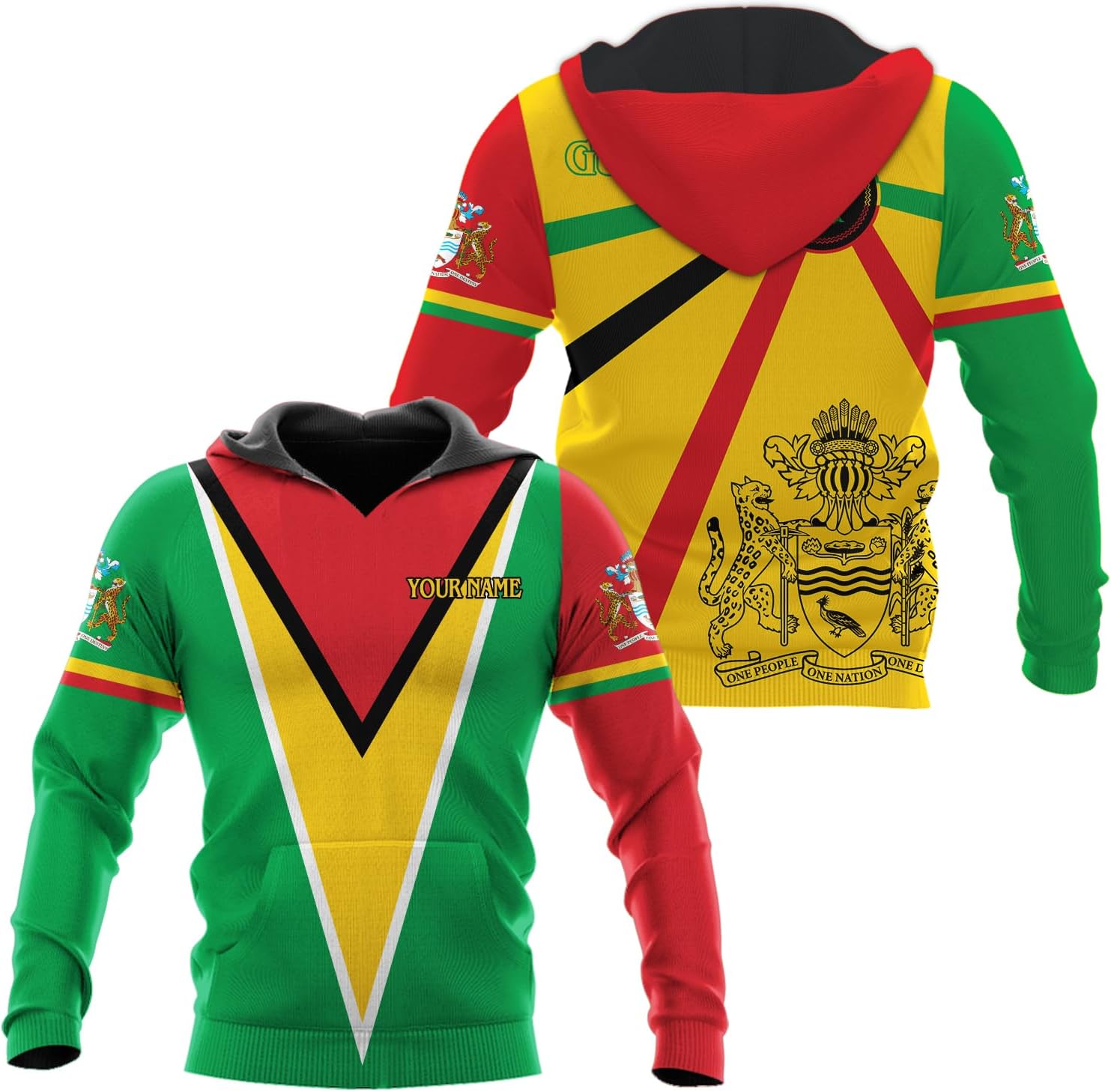 Personalized Name Guyana Shirts for Men and Women,Guyana Flag Funny Patriotic T-Shirt, Guyanese Pride Flag Shirt