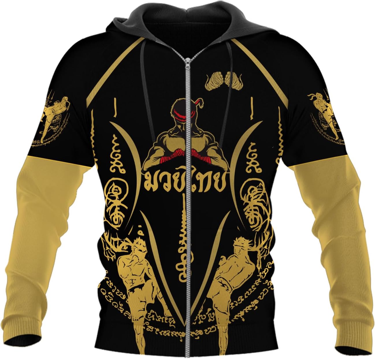 MAPrints Personalized Name Muay Thai Pride Shirt for Men