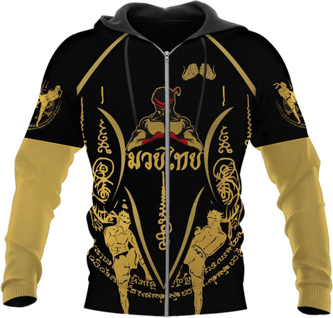MAPrints Personalized Name Muay Thai Pride Shirt for Men
