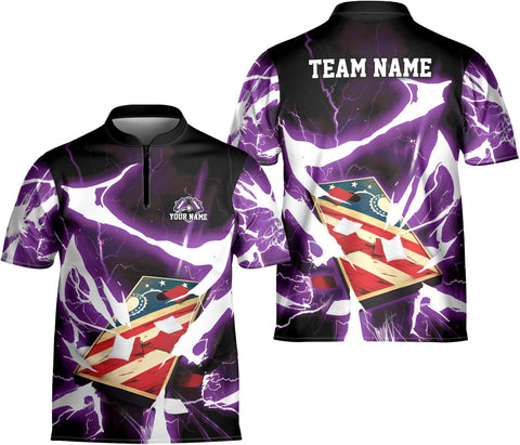 Artparel Personalized Cornhole Bowling Jersey Cornhole Shirt 3D Cornhole Player Tshirt for Team Funny Cornhole Gift Men Women