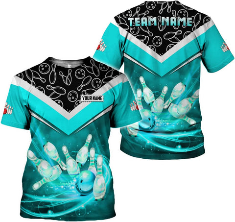Rivelus Custom 3D Bowling Shirts Personalized for Men and Women - Unique Team Shirt & Gifts for Bowling Lovers