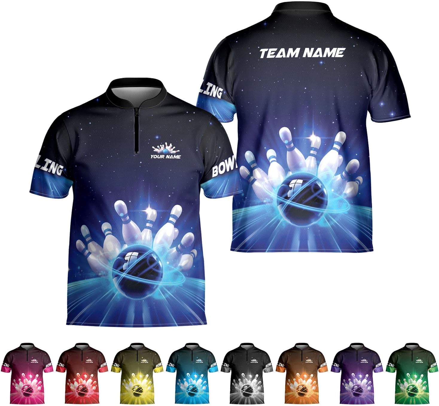 Custom Bowling Jersey for Men & Women - Style Shirts for Team