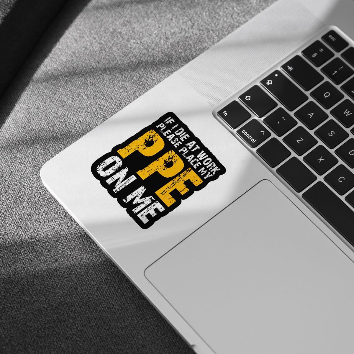(3 Pcs) If I Die at Work Please Place My PPE On Me Sticker, Electrician Funny Safety Sticker - Stickers for Laptop Water Bottle Phone Car Window Helmet Vinyl Stickers 3 Inches